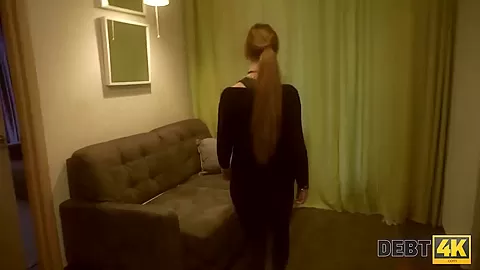 Debt4k. student 18+ has no possibilities to pay for new iPhone so she needs to suck now