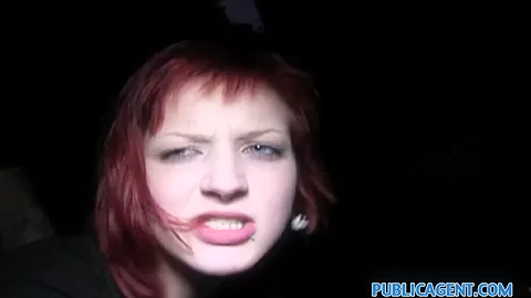 PublicAgent: Redhead Alice is fucked behind the train station