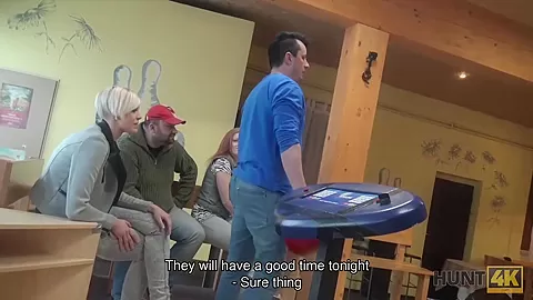 HUNT4K. Lucky fucker organizes wonderful pickup in bowling place