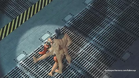 Batman, Robin, and Harley fuck like rabbits getting wet pussy for days
