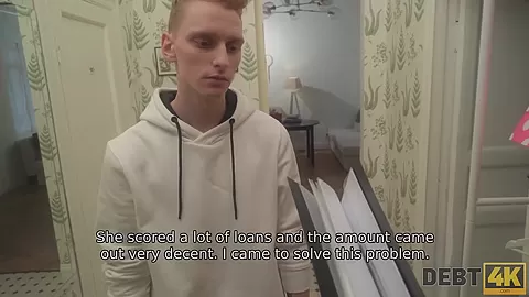 Debt4k. Collector asked about his wife to fuck her ass to write off the debt