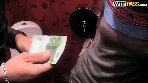 Shy babe agreed to have pick up sex with two guys