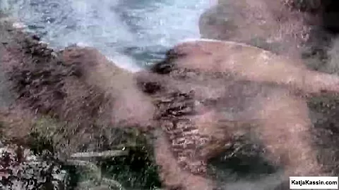 Interracial fuck scene with stripteasing slut