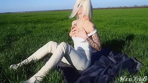 Doggystyle Sex In The Field, Big Boobs, Tattoo Girl, Juicy Pussy, Cum On Ass, Blowjob, Cum Clean Up, Creampie Cleanup, Guy Eats Own Cum, Self Cum Eat 7 Min