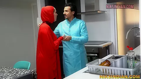 Hot Big Ass Hijabi Wife Fucked Infront of Sleeping Husband