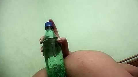 Petite Russian teen 18+ Pussy Fucks A Soda ###
