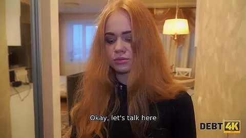 Debt4k. Young chick Rose Wild sucks strangers boner for widescreen TV