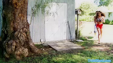 Beauty outdoors getting fucked
