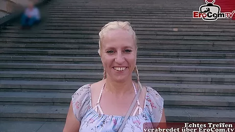 german ugly normal girl next door public pick up EroCom Date POV blinddate