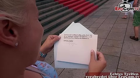 german ugly normal girl next door public pick up EroCom Date POV blinddate