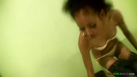 Petite Thai slut fucked rough