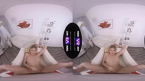 Karolina in Blonde Babe Gets Help And Orgasm - TMWVRNET