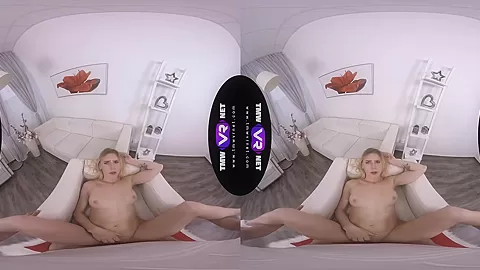 Karolina in Blonde Babe Gets Help And Orgasm - TMWVRNET