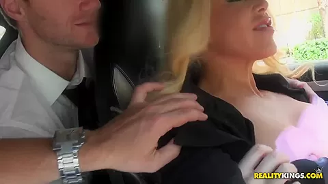 Sexy blonde pornstar is having fun with her sexy boyfriend