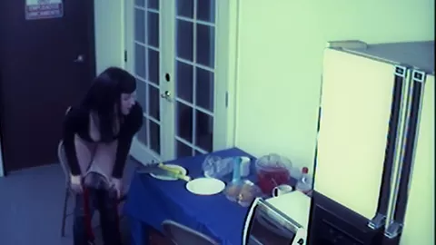 Busty masturbating teen 18+ office slut