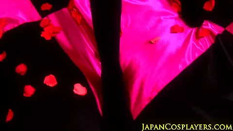 Japanese cosplay babe Mitsune Haku cockriding