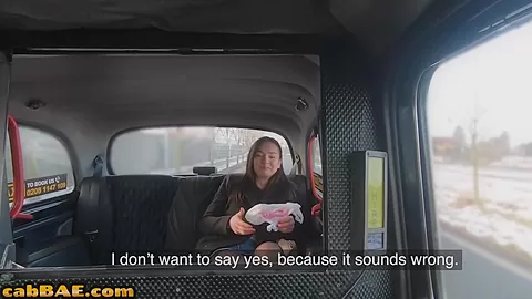 Hot cab lady fucked in wet pussy hole by horny fucker
