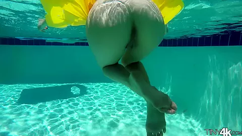 Teeny Pool Day - Tiny4K