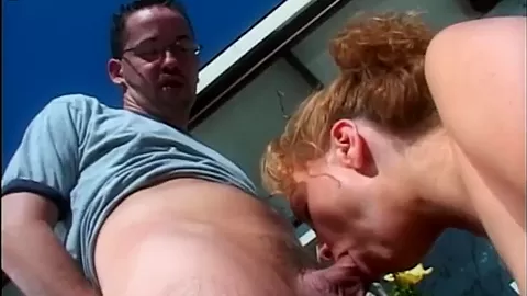 Milf fucked in the garden