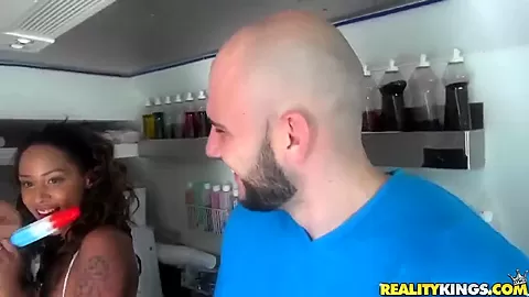 Two girls are ready to do everything for money