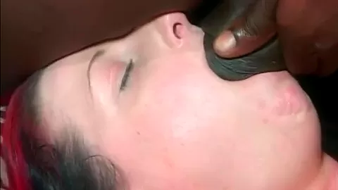 One girl and five black dick