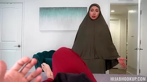 Hijab Stepmom Learns How To Pleasure Porn