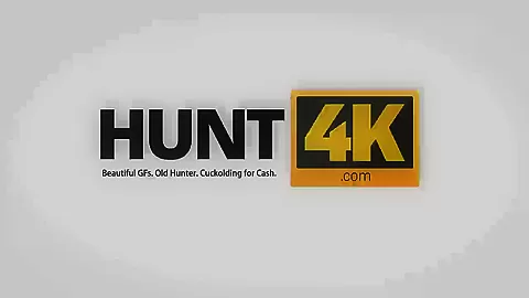 HUNT4K. Guy needs cash so why allows stranger to fuck his cute GF