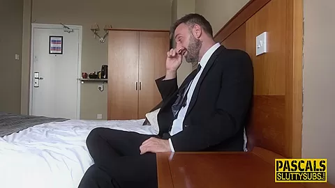 Squirting bound bdsm sub