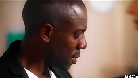 DOMINANT BULL MONSTER BIG BLACK COCK FUCK HIS BLONDE ASSISTANT