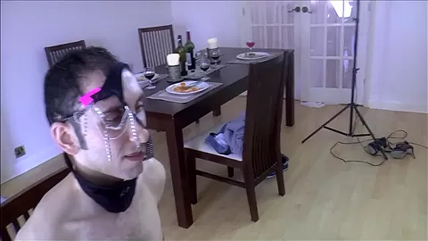 Hot anal temptation during a swinger dinner