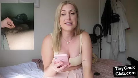 Solo SPH busty femdom babe talks dirty about losers