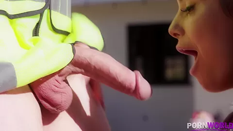Grounded Teenage Slut Violet Starts Lets Delivery Man Fuck All of Her Holes GP2251 - PornWorld
