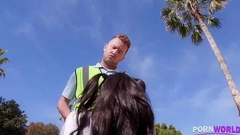 Grounded Teenage Slut Violet Starts Lets Delivery Man Fuck All of Her Holes GP2251 - PornWorld