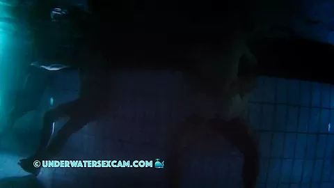 Shameless Couple Fucks At Night In A Crowded Public Swimming Pool