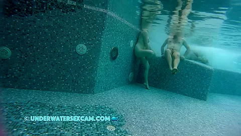 I'm Completely Naked In The Warm Water And So Many Horny Girls Around Me