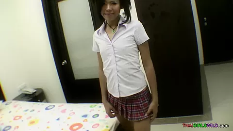 Skinny Thai loves dick in her pussy