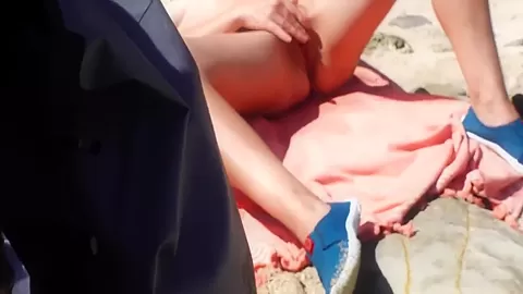 Nudist Woman Gives Me Her Pussy On A Public Beach! 7 Min