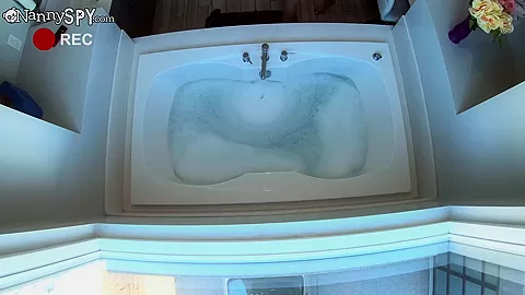 Guilty Nanny’s Forbidden Bath - NannySpy