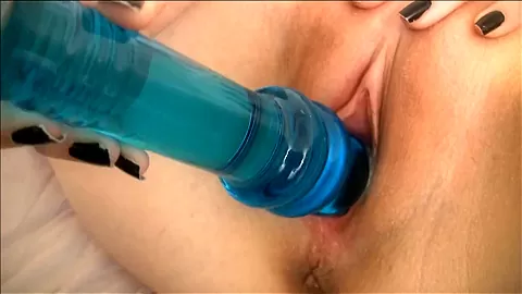 Stuffing my teen 18+ cunt with a handy rubber dick