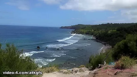 Exploring The Island Is Fun When Hime Flashes You - ATKGirlfriends