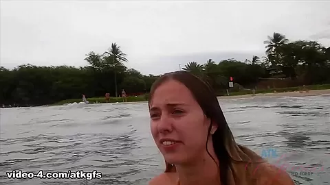 A Fun Day At The Beach With Haley - ATKGirlfriends