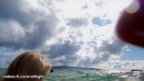 Khloe Meets Some Turtles And Hits The Nude Beach - ATKGirlfriends