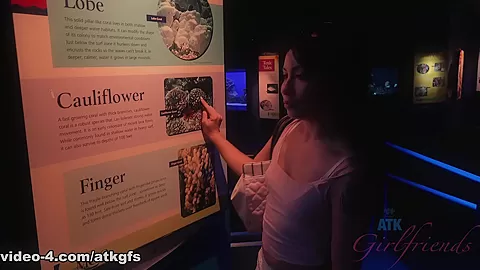 Rina Has Fun On The Beach, And The Aquarium - ATKGirlfriends
