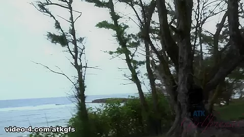 You Take A Romantic Stroll, Then She Gets You Off - ATKGirlfriends