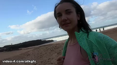 You Fuck Jade Right On The Beach, And She Loves It - ATKGirlfriends