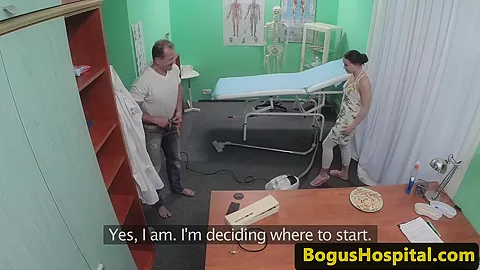 Real sex from european hospital office