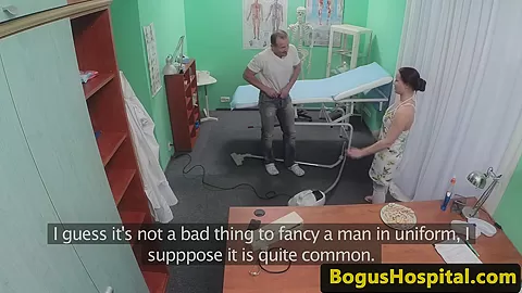 Real sex from european hospital office
