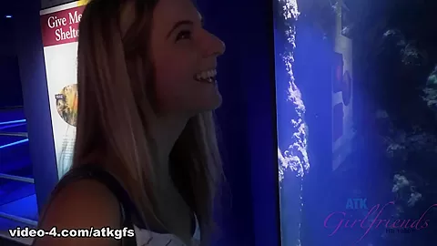Tara Loves Checking Out The Aquarium And Squirting In The Car - ATKGirlfriends