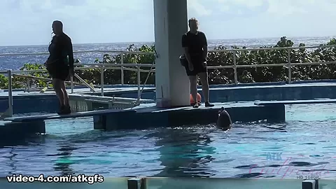 Jade Meets Some Dolphins, Has A Luau, And Gets Off In The Car With You - ATKGirlfriends
