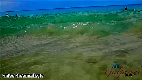 Another Day On The Beach With Gia - ATKGirlfriends